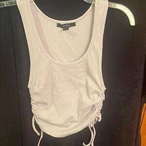 Forever 21 Light lilac Ruched Tank Top